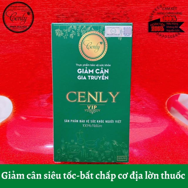 [Mã COSHOT30 hoàn 8% xu đơn 250K] Giảm cân Vip Cenly🏆 Giảm bất chấp cơ địa lờn thuốc