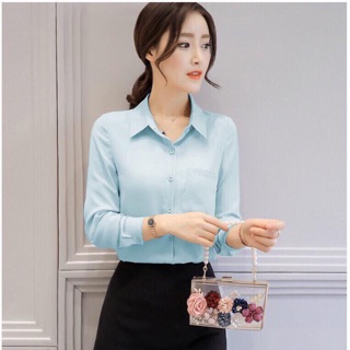 Áo sơ mi nữ kiểu tay dài nana