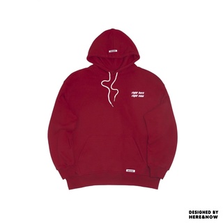 Áo hoodie here&now red/green
