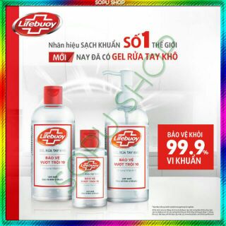 Gel rửa tay khô diệt khuẩn Lifebuoy 235ml