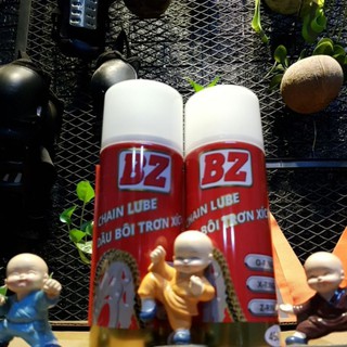 XỊT DƯỠNG SÊN BZ CHAIN LUBE CHAI 400ML,CHAI BÔI TRƠN SÊN (XÍCH)BZ TẰNG ĐỘ BÁM DÍNH DẠNG TƠ NHỆN CHỐNG VĂNG