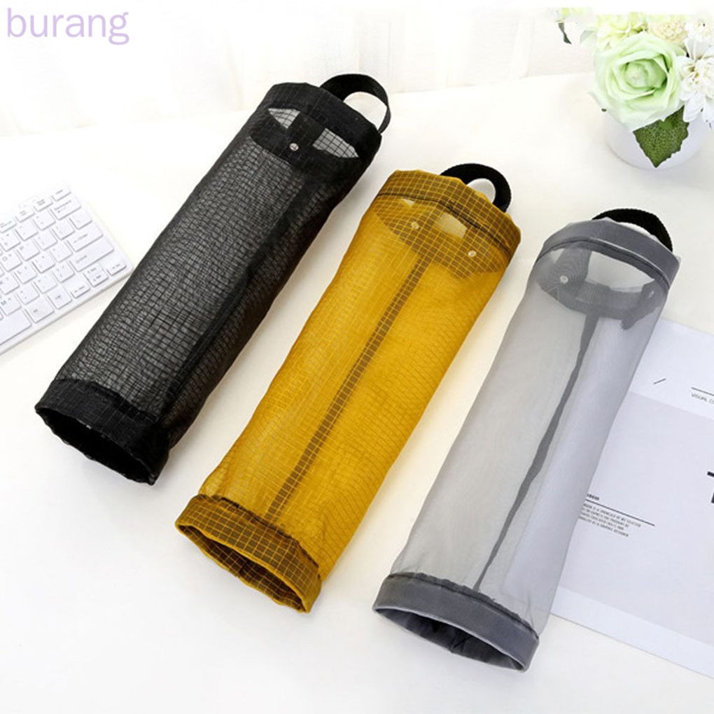 Túi lưới giữ bao nylon đựng rác treo tường tiện lợi