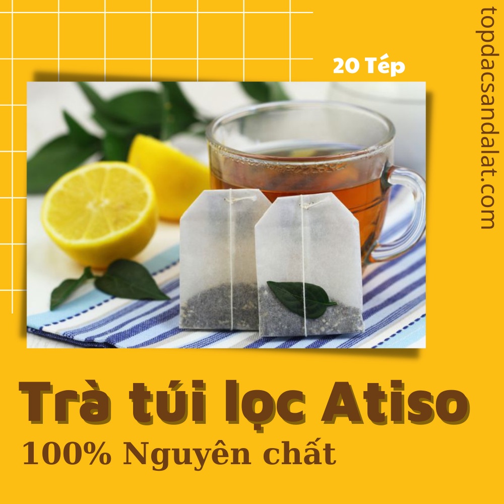 Trà Túi Lọc Atiso Đà Lạt - Thanh Nhiệt Giải Độc Mát Gan 20 tép