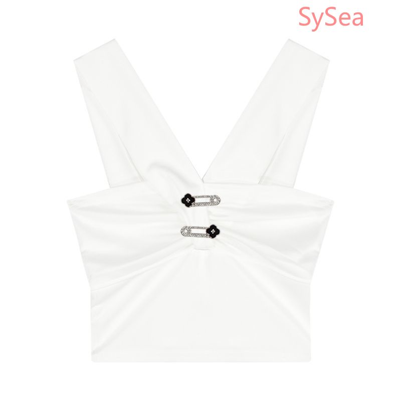 Áo Hai Dây Màu Sắc Đơn Giản Quyến Rũ Cho Nữ