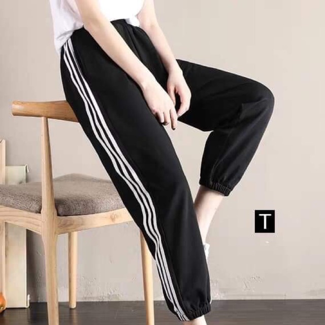 Quần 3 sọc bo gấu