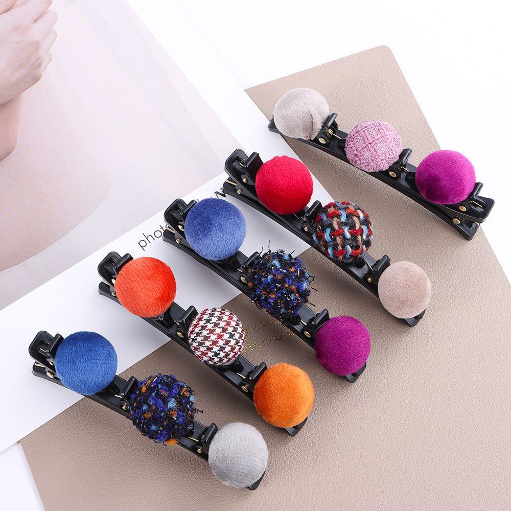 Kẹp Tóc Mái Giả Thắt Bím Phong Cách Pháp Cổ Điển Kiểu Mới