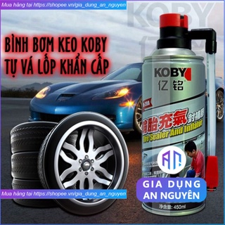 Keo tự vá lốp xe máy ô tô khẩn cấp, chai bơm vá lốp không săm, vỏ có săm thông minh -GDAN