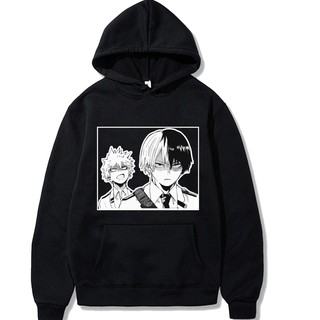 My Hero Giới Học Thuật Todoroki Shoto Midoriya Izuku Áo Khoác Áo Chui Đầu Hip Hop Dạo Phố Áo Khoác Hoddie