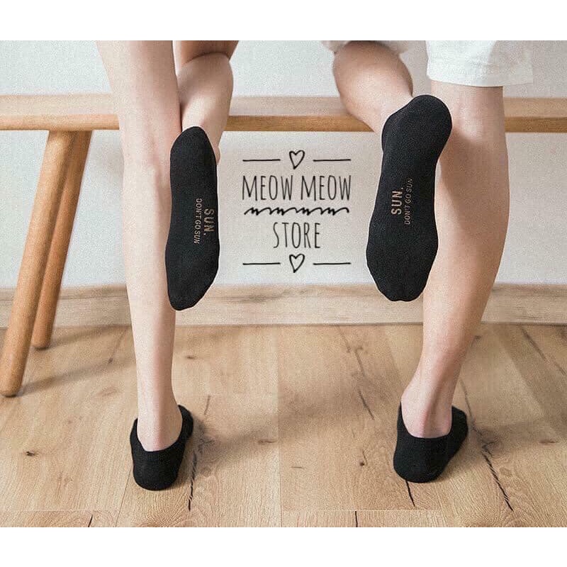 Combo 7 Đôi Tất Nam Nữ Cổ Ngắn - Vớ nữ cổ ngắn chất liệu cotton co giãn 4 chiều thấm hút tốt hàng loại I