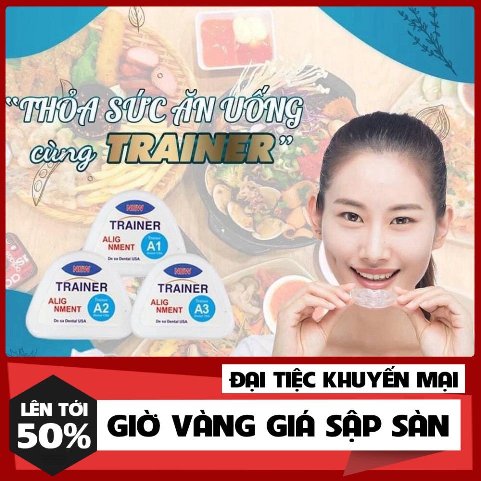 FREE SHIP l Bộ Dụng Cụ Niềng Răng Tại Nhà - Niềng răng trong suốt ( 3 giai đoạn A1+A2+A3 )