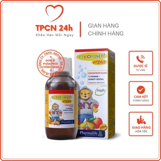 ✅ FITOBIMBI VITEMIX – SIRO THẢO DƯỢC CHUẨN HÓA CHÂU ÂU BỔ SUNG VITAMIN CHO TRẺ (200ML)
