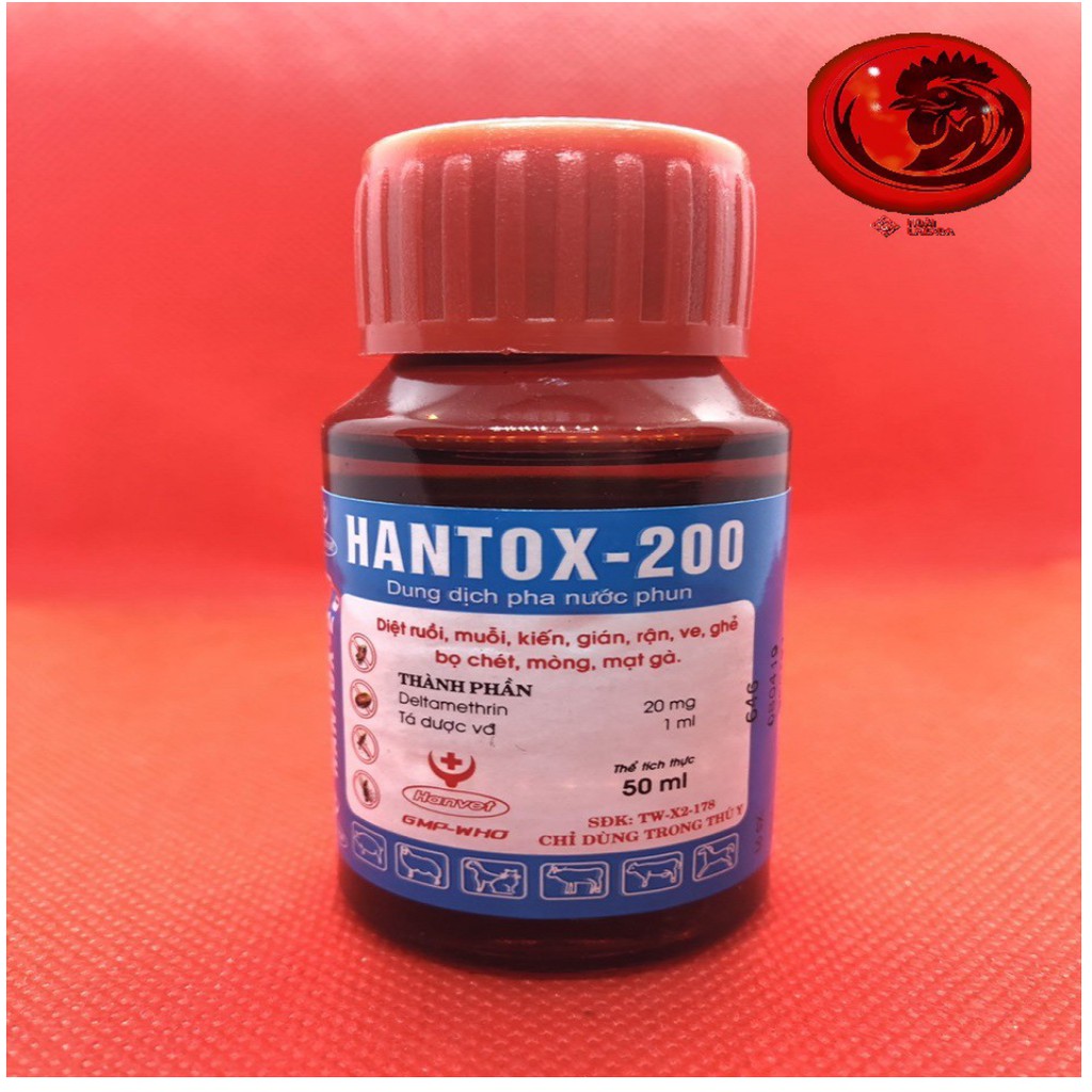 Thuốc xịt bọ mạt gà và mạc gà - HANTOX 200