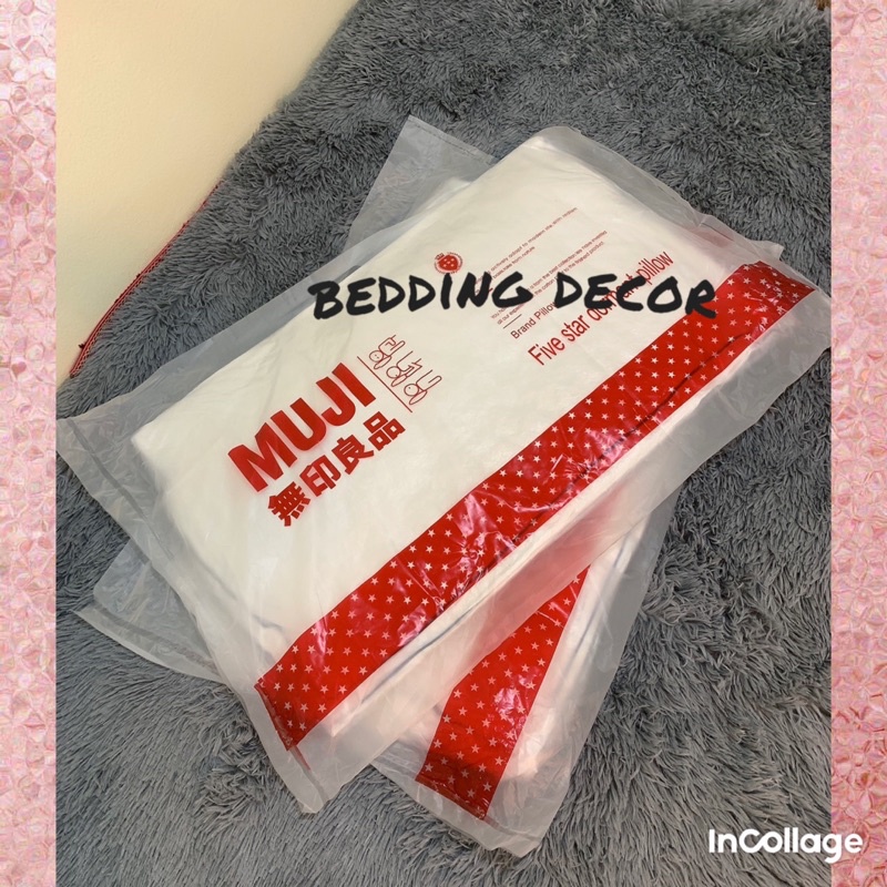 Ruột gối đầu Muji xuất dư kích thước 50-70 ép chân không gọn gàng