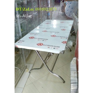 Bàn  Chữ Nhật INOX Cao Cấp Hàng Đặt - Mã: BCN1 - HĐ -