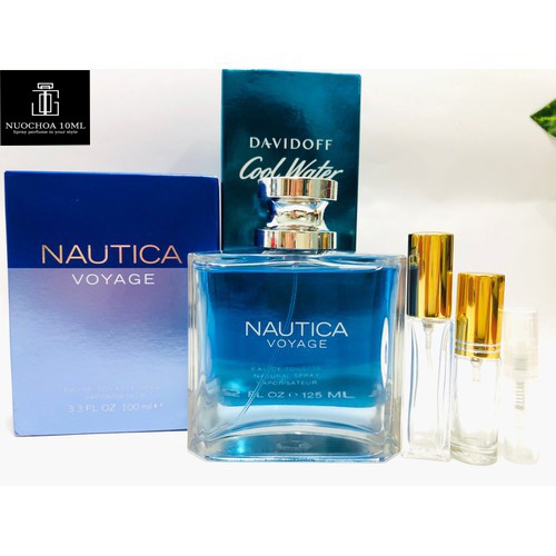 Nước hoa nam CAO CẤP CHO MÙA HÈ Nautica Voyage 10ml - NƯỚC HOA CHÍNH HÃNG