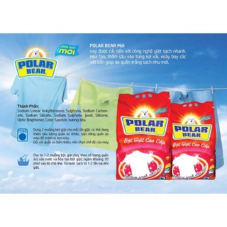 Bột Giặt Polar Bear Túi 2.250g