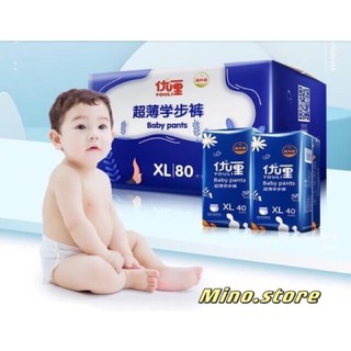 Tã/bỉm/youli xanh/ dán/ quần/ đủ size 1bịch , m44 ,l42, xl40, xxl36, xxxl34