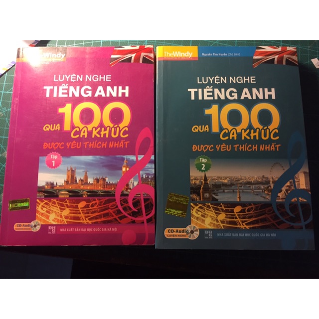 100 bài hát học nghe tiếng anh kèm CD