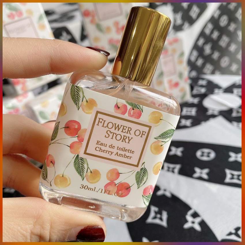 Nước Hoa Khử Mùi Toàn Thân Cherry Amber Mùi Kẹo Ngọt Hoa Quả Nồng Nàn Say Đắm 30ml/Chai