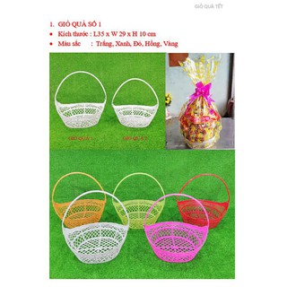 Set 10 giỏ quà Tết (giỏ số 2 nhỏ)