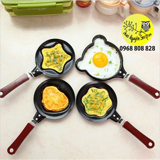 Chảo mini rán trứng làm bánh hình thú cho các con yêu