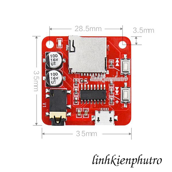 Mạch Giải Mã Khuếch Đại Âm Thanh Thẻ Nhớ TF -  A261
