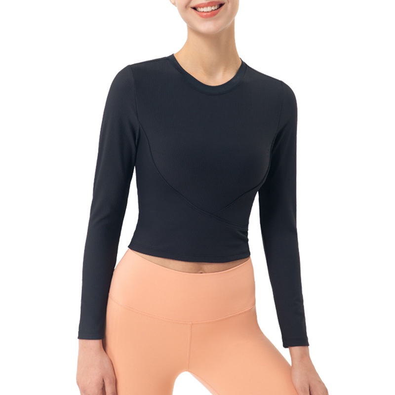 Lululemon    Áo Thun Thể Thao Dài Tay Cổ Tròn ds151 Chất Lượng Dành Cho Nữ