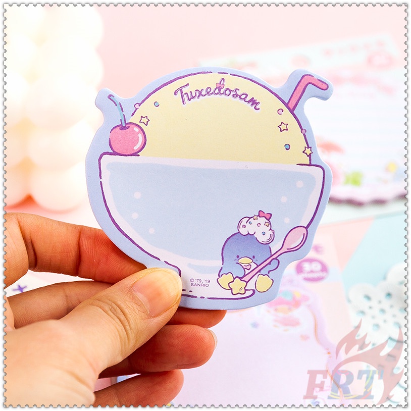 30 Tờ / Bộ ✿ Ghi Chú Dính Sanrio Q-3 ✿ Giấy Dán Ghi Chú Họa Tiết Hoạt Hình Hello Kitty / Little Twin Stars / Cinnamonroll / My Melody / Kuromi N Times