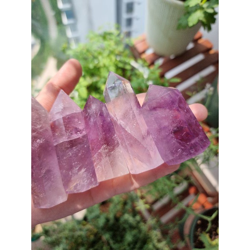 Trụ thach anh Tím dùng trong Tarot, reiki, thiền định | BigBuy360 - bigbuy360.vn