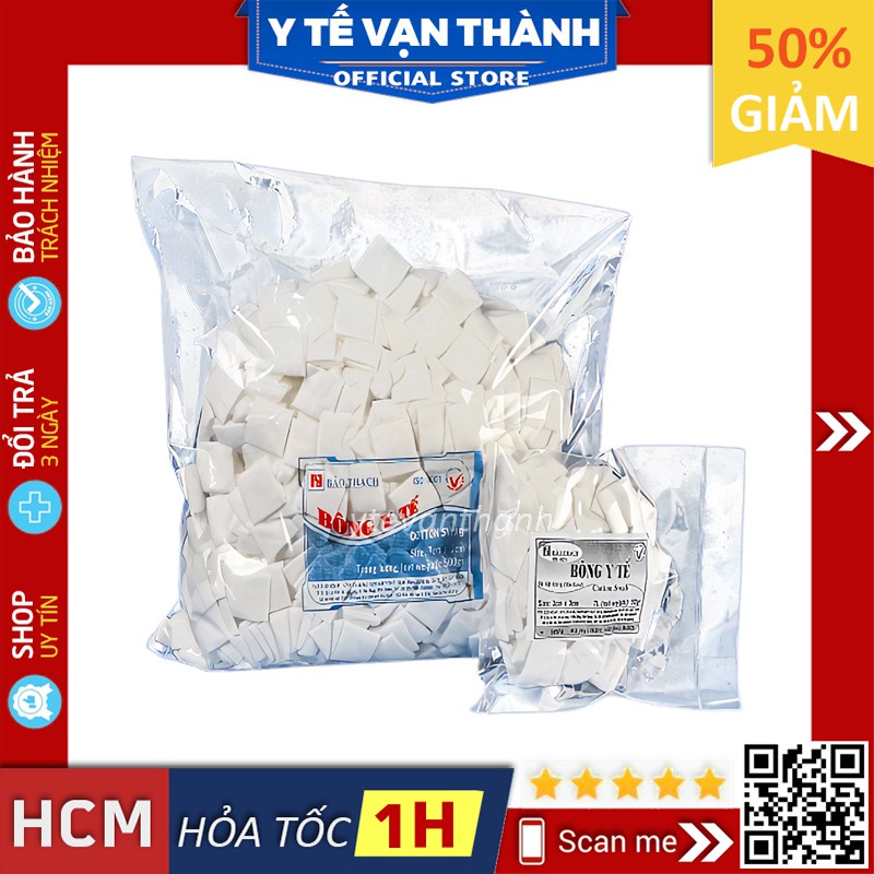 ✅ Bông Cắt (Gòn Vuông): Bảo Thạch -VT0215 | Y Tế Vạn Thành