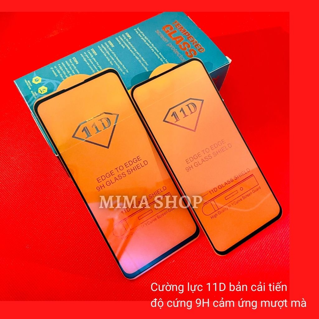Kính Cường Lực Xiaomi Redmi Note 9/Note 9 Pro/Note 9s Full màn cao cấp OG+ độ cứng 21H Cảm ứng siêu mượt [MIMA]