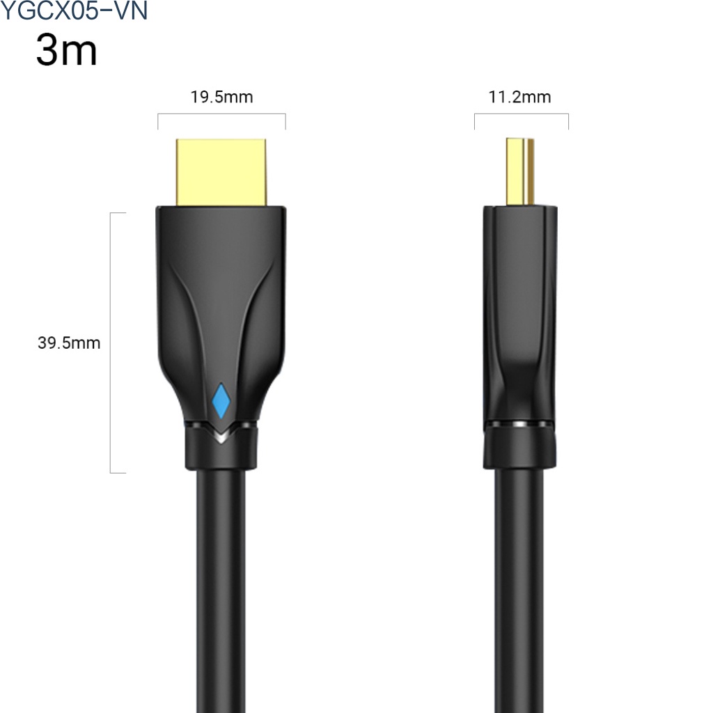 Dây Cáp Chuyển Đổi Hdmi 2.1 8k Hd 1 / 1.5 / 2 / 3m 48gbps Hdmi Cho Ps5 Tv Notebook | BigBuy360 - bigbuy360.vn