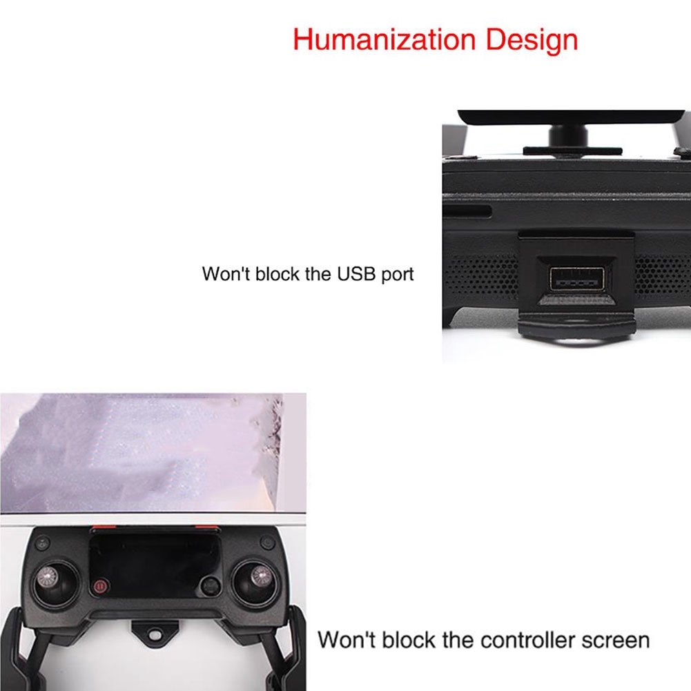 Giá kẹp điện thoại/máy tính bảng/màn hình theo dõi kèm tay cầm và kẹp gắn bộ điều khiển máy bay DJI Spark Mavic Pro Air