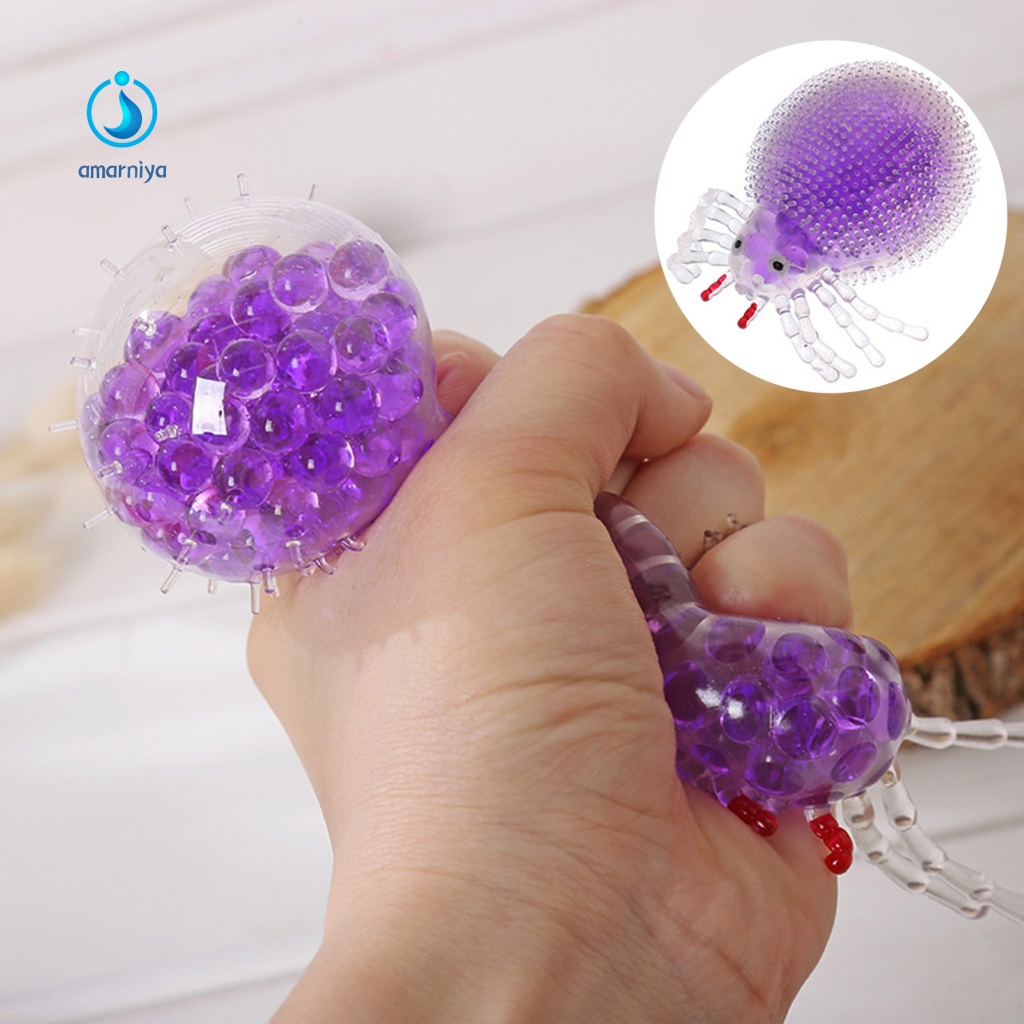 Đồ Chơi Nắn Bóp Đàn Hồi Giảm Stress Hình Sâu Bướm