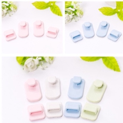 Móc Dán Tường Treo Điều Khiển,Set 2 Móc Treo Đồ Đa Năng Nhựa ABS