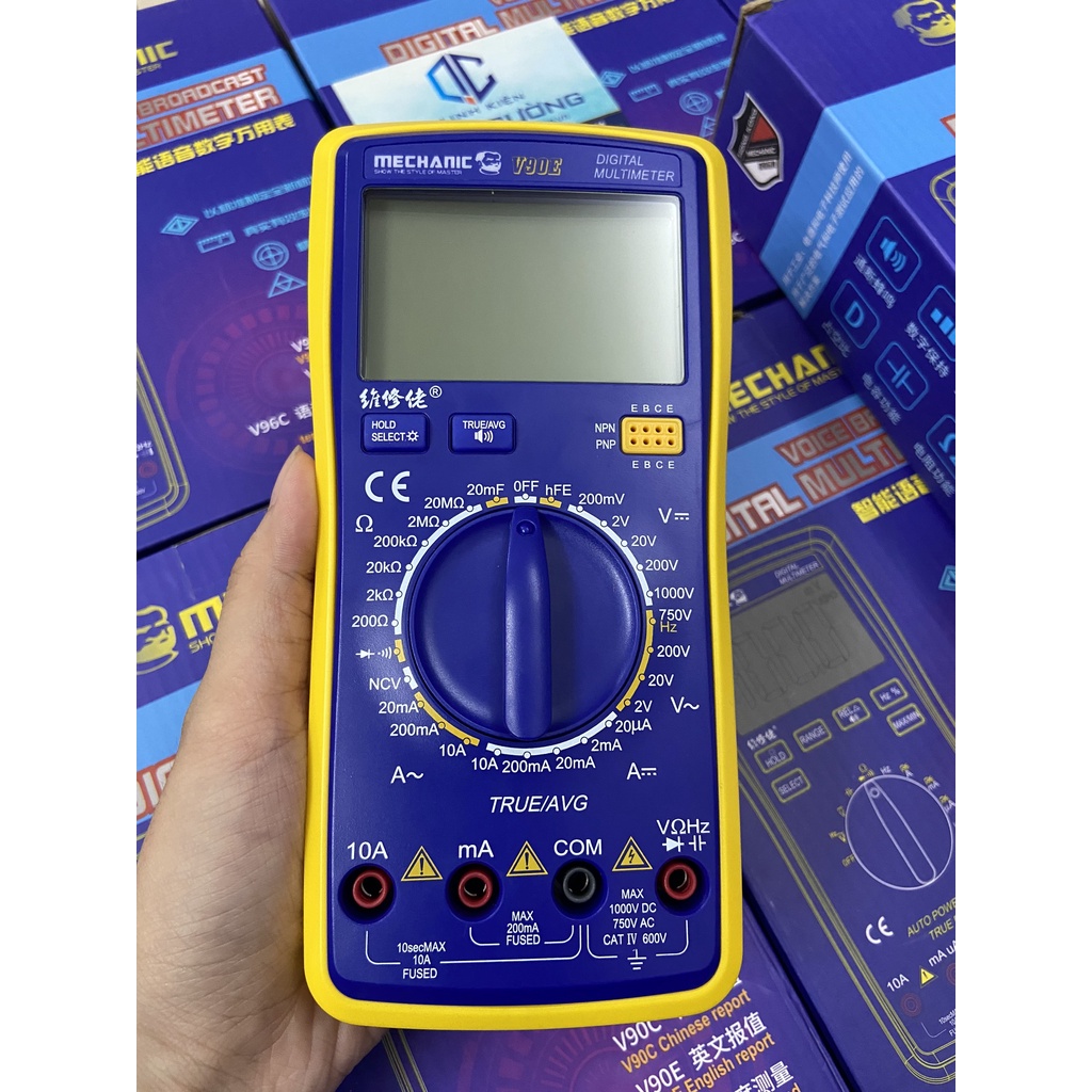 Đồng hồ đo điện tử V90E Mechanic