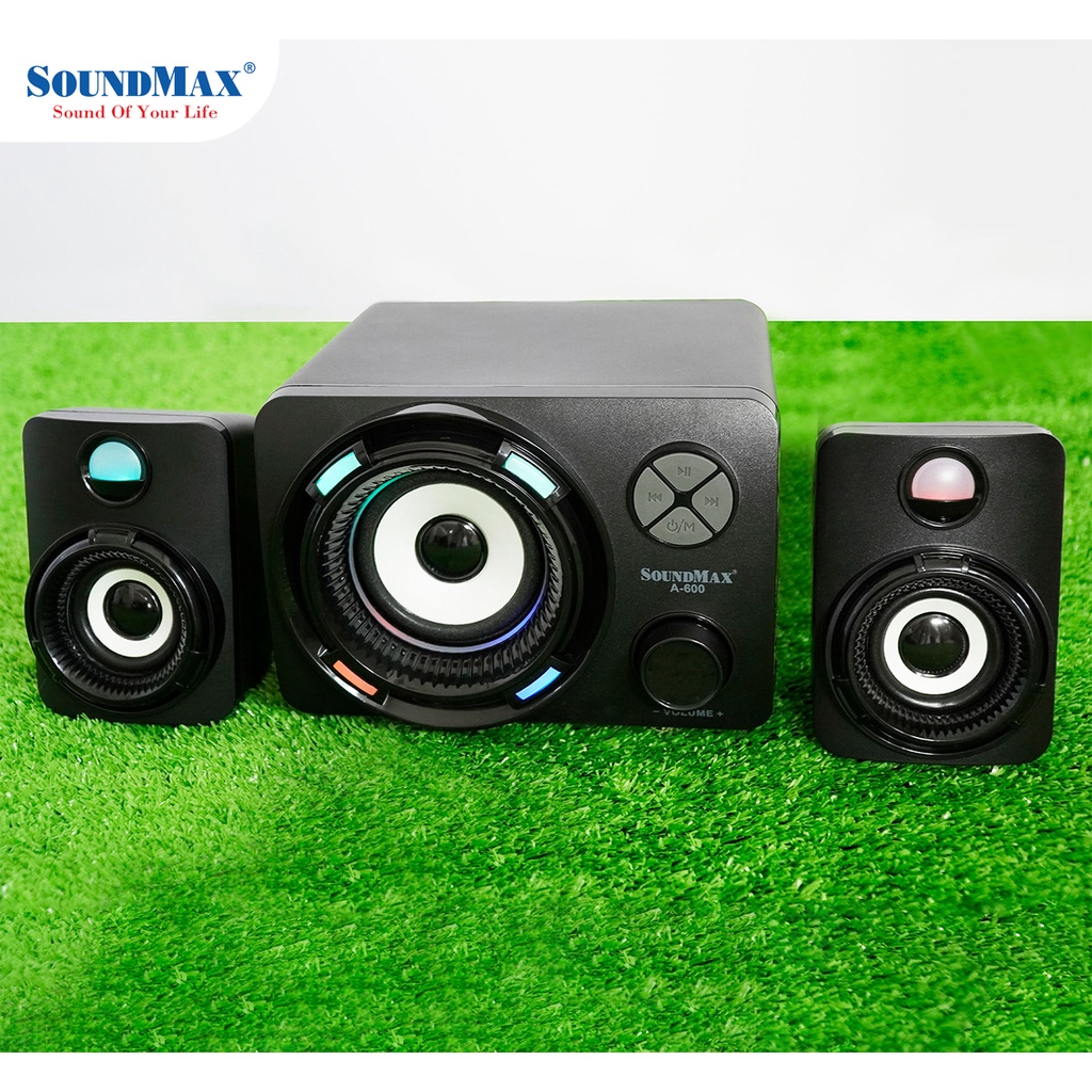 [Mã ELHACE giảm 4% đơn 300K] Loa Vi Tính SoundMax A-600/2.1 - Hàng Chính Hãng