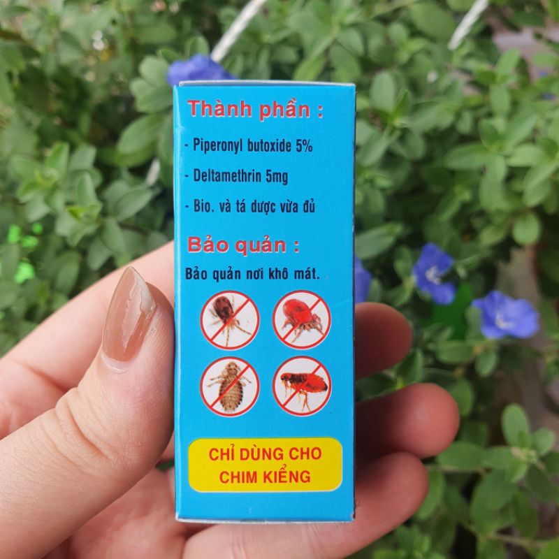 Nước tắm diệt kí sinh trùng chim cảnh Bid-BAY