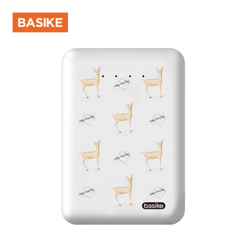 Sạc dự phòng Basike BSK-PT605 dung lượng pin 10000mAh tích hợp đèn led kèm cáp sạc