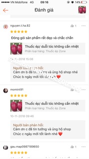 Thuốc ép/ duỗi tóc không cần nhiệt