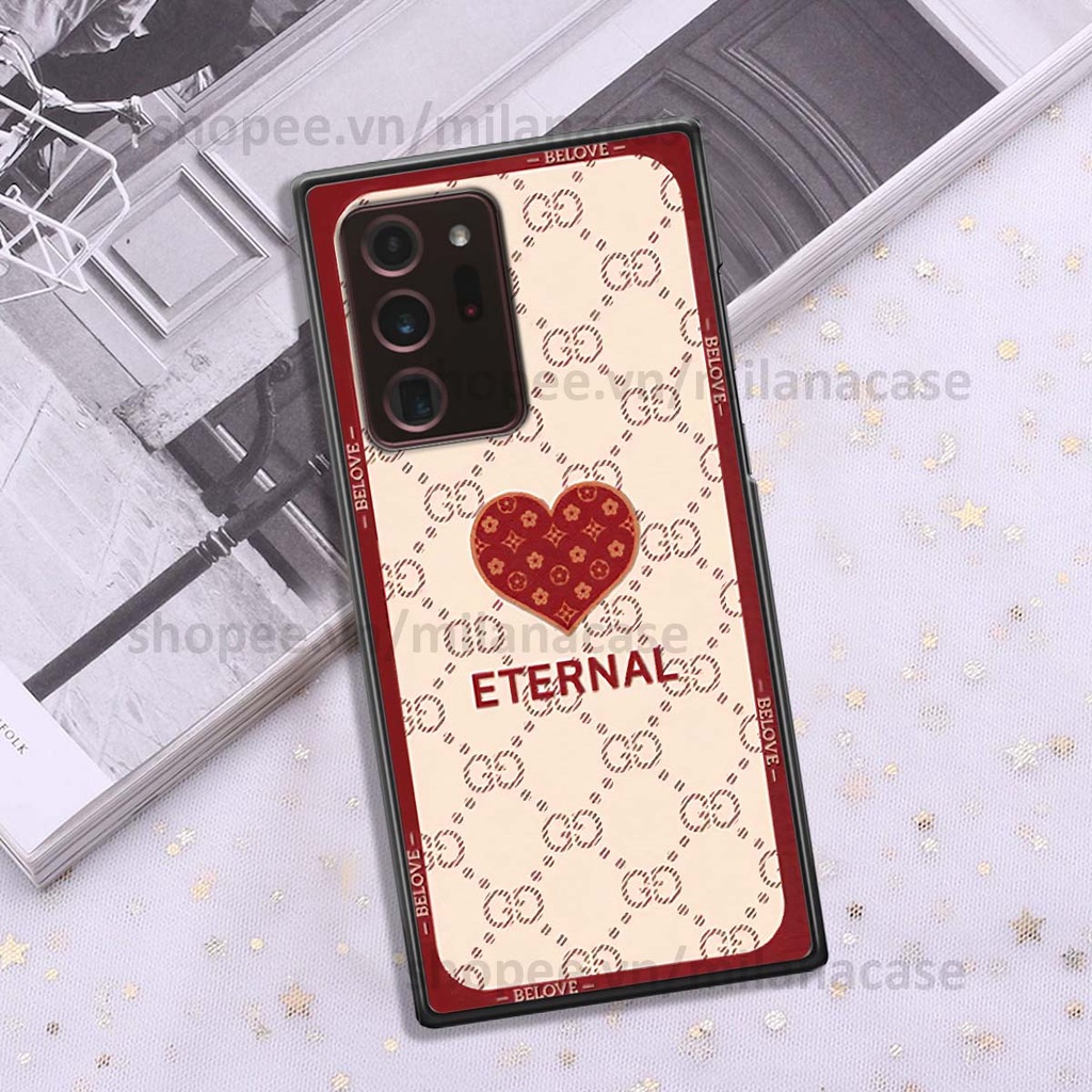 Ốp Samsung Note 20 Ultra hình trái tim be love tình yêu siêu đẹp, cá tính, thời trang