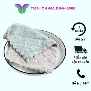 Set 10 khăn lau đa năng 2 mặt siêu thấm hút 132 the23 the23