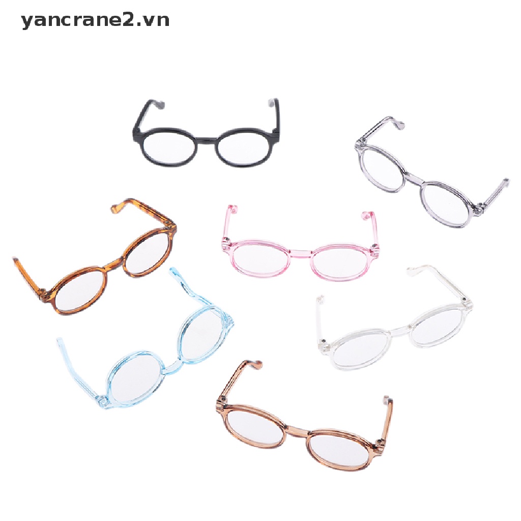 1 Mắt Kính Tròn Trong Suốt 9CM Dành Cho Búp Bê 1 / 6 {yancrane2.vn}