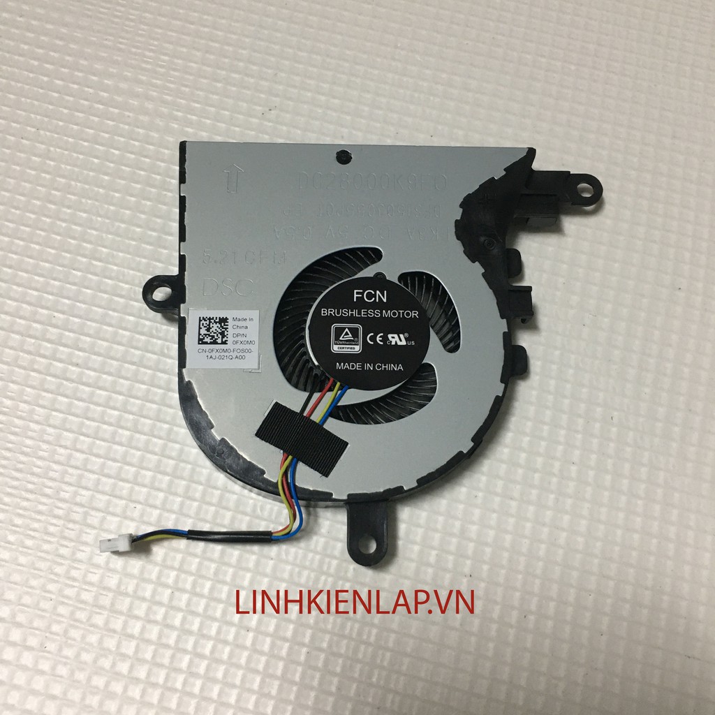 Quạt tản nhiệt laptop dell inspiron vostro 15 5000 5570 3580 3590 3593 e3590 cpu fan