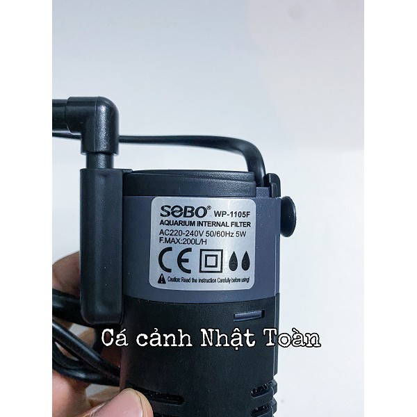 BƠM LỌC MƯA HỒ CÁ SOBO WP 1105F 5W 200L/H