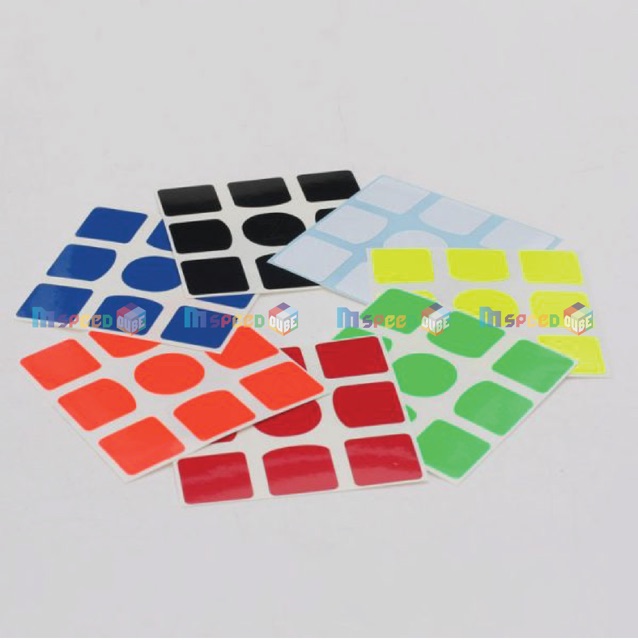 Sticker dán Rubik đủ loại