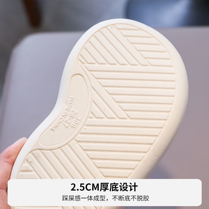 Dép Đi Trong Nhà Đế Mềm Chống Trượt Đính Nơ Thời Trang Mùa Hè Cho Mẹ Và Bé
