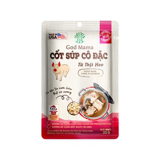 Cốt súp cô đặc - Từ thịt heo God Mama 35g