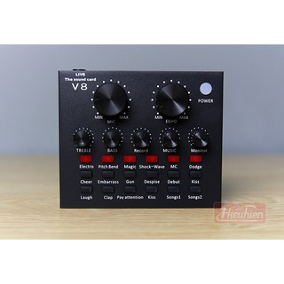 Soundcard V8 có autotune và dây livestream [Bản tiếng anh]