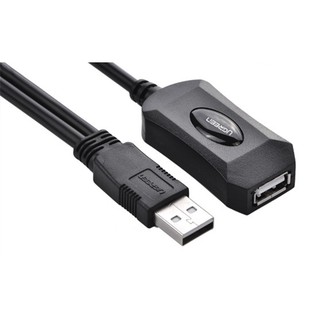 Cáp usb 2.0 nối dài 10m hỗ trợ nguồn ugreen 20214